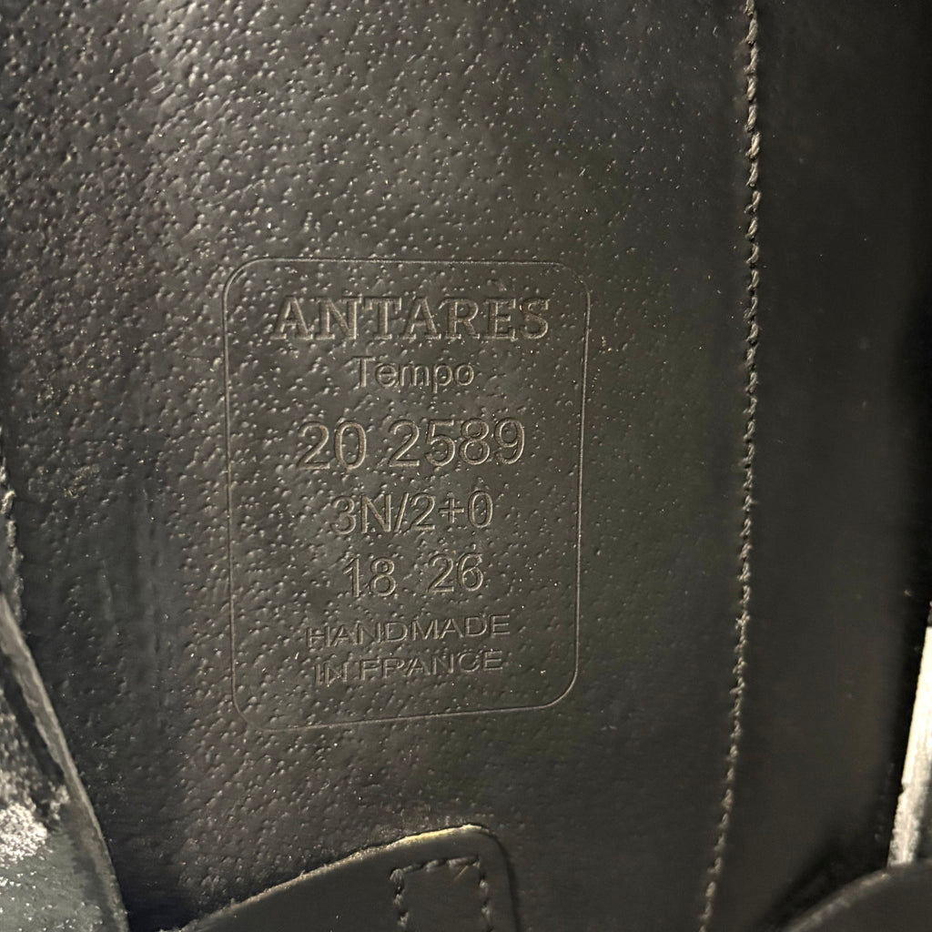 Used Antares Tempo 18" Monoflap Dressage Saddle