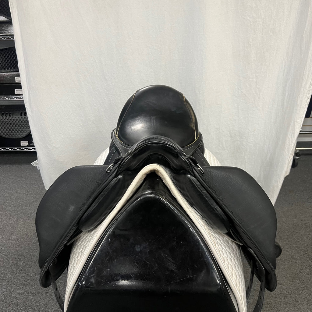 HOLD: Used Aviar Rook 1.0 - 17.5"" Monoflap Dressage Saddle