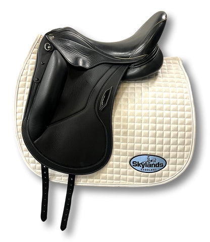 HOLD: Used Custom Wolfgang Solo 17.5" Dressage Saddle