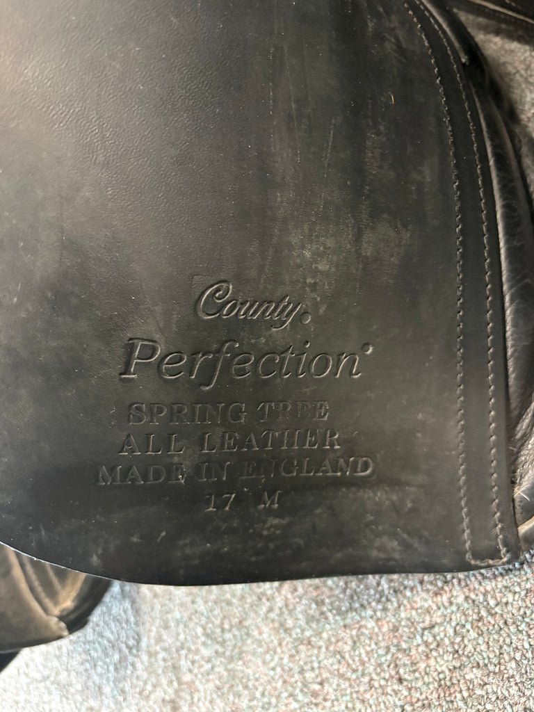 Used County Perfection 17" Dressage Saddle