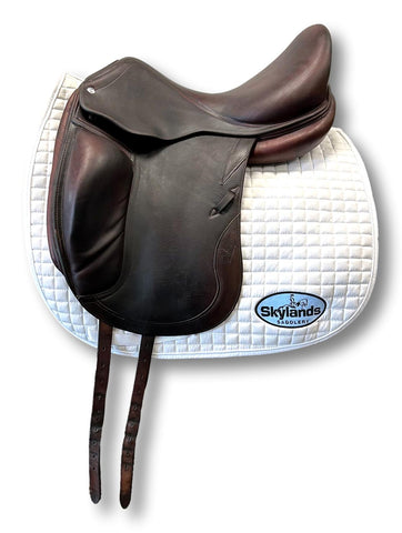 Used Custom Saddlery Steffen's Advantage 17.5" Dressage Saddle