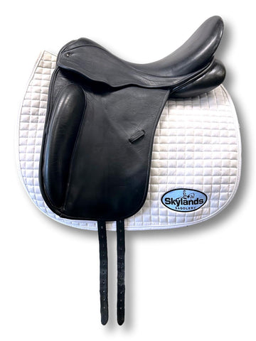 Used Custom Saddlery Steffen's Advantage 17.5" Dressage Saddle