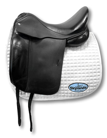 Used Custom Saddlery Steffen's Advantage 17.5" Dressage Saddle