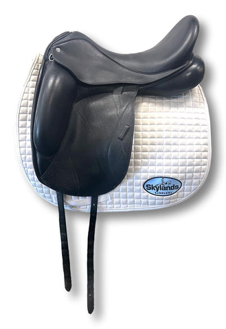 Used Custom Saddlery Steffen's Advantage 17.5" Dressage Saddle