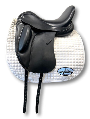 Used Custom Saddlery Steffen's Advantage 17.5" Dressage Saddle