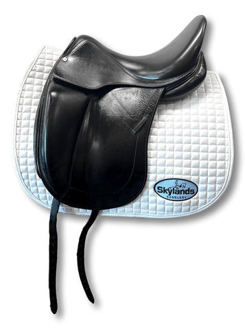 Used Custom Saddlery Steffen's Advantage 17.5" Dressage Saddle
