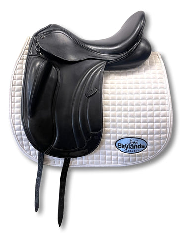 Used Custom Saddlery Steffen's Advantage 17.5" Dressage Saddle