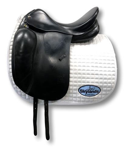 Used Custom Saddlery Steffen's Advantage 17.5" Dressage Saddle