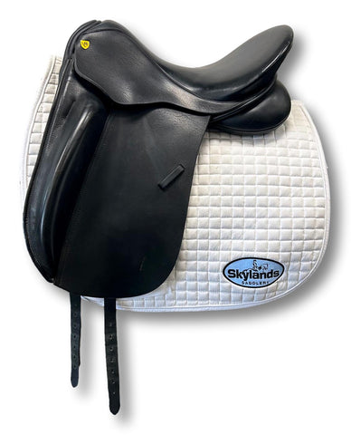 Used Custom Saddlery Steffen's Advantage 17.5" Dressage Saddle