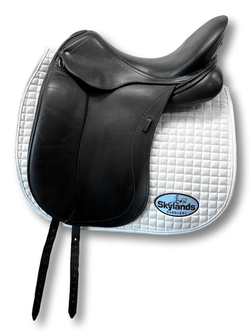 Used Custom Saddlery Steffen's Advantage 17.5" Dressage Saddle