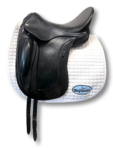 Used Custom Saddlery Steffen's Advantage 17.5" Dressage Saddle