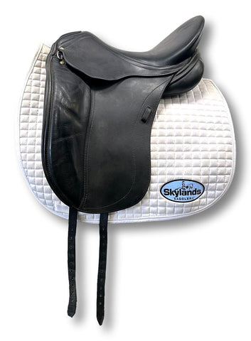 Used Custom Saddlery Steffen's Advantage 17.5" Dressage Saddle