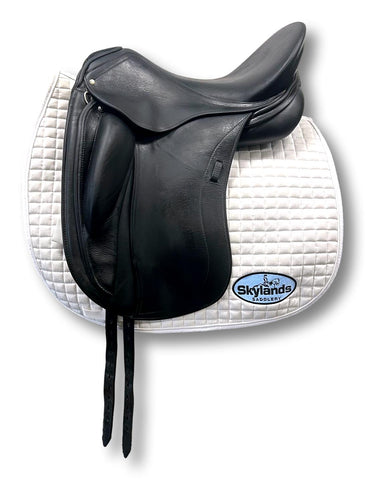 Used Custom Saddlery Steffen's Advantage 17.5" Dressage Saddle