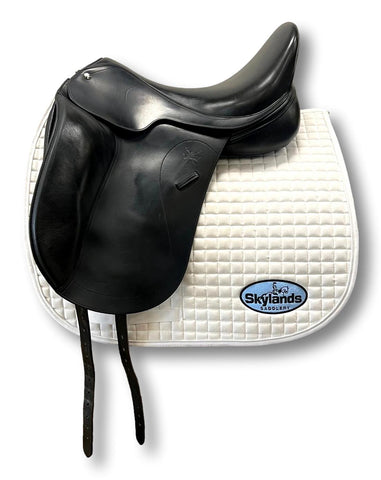 Used Custom Saddlery Steffen's Advantage 17.5" Dressage Saddle