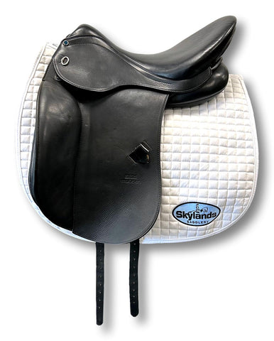 Used Custom Saddlery Steffen's Advantage 17.5" Dressage Saddle