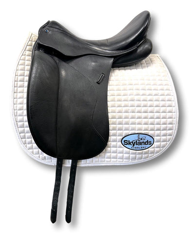 Used Custom Saddlery Steffen's Advantage 17.5" Dressage Saddle