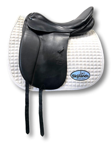 Used Custom Saddlery Steffen's Advantage 17.5" Dressage Saddle