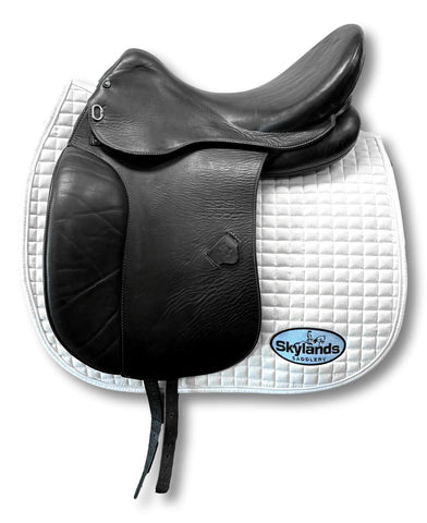Used Custom Saddlery Steffen's Advantage 17.5" Dressage Saddle