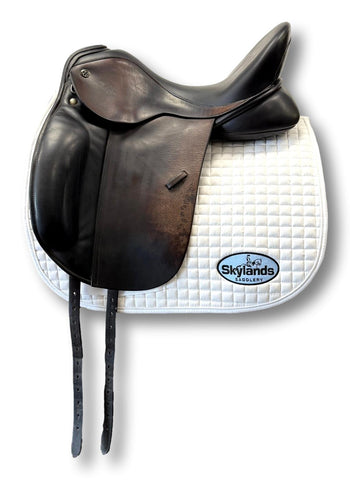 Used Custom Saddlery Steffen's Advantage 17.5" Dressage Saddle