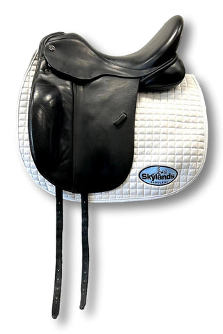 Used Custom Saddlery Steffen's Advantage 17.5" Dressage Saddle