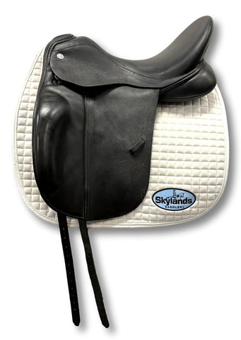 Used Custom Saddlery Steffen's Advantage 17.5" Dressage Saddle