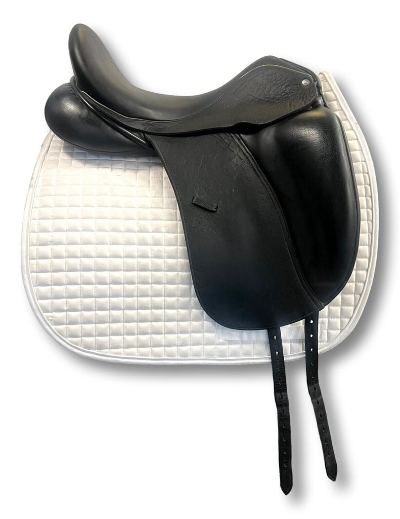 Used Custom Saddlery Steffen's Advantage 18" Dressage Saddle