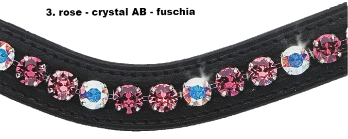 Custom XL Crystal Mix Browband