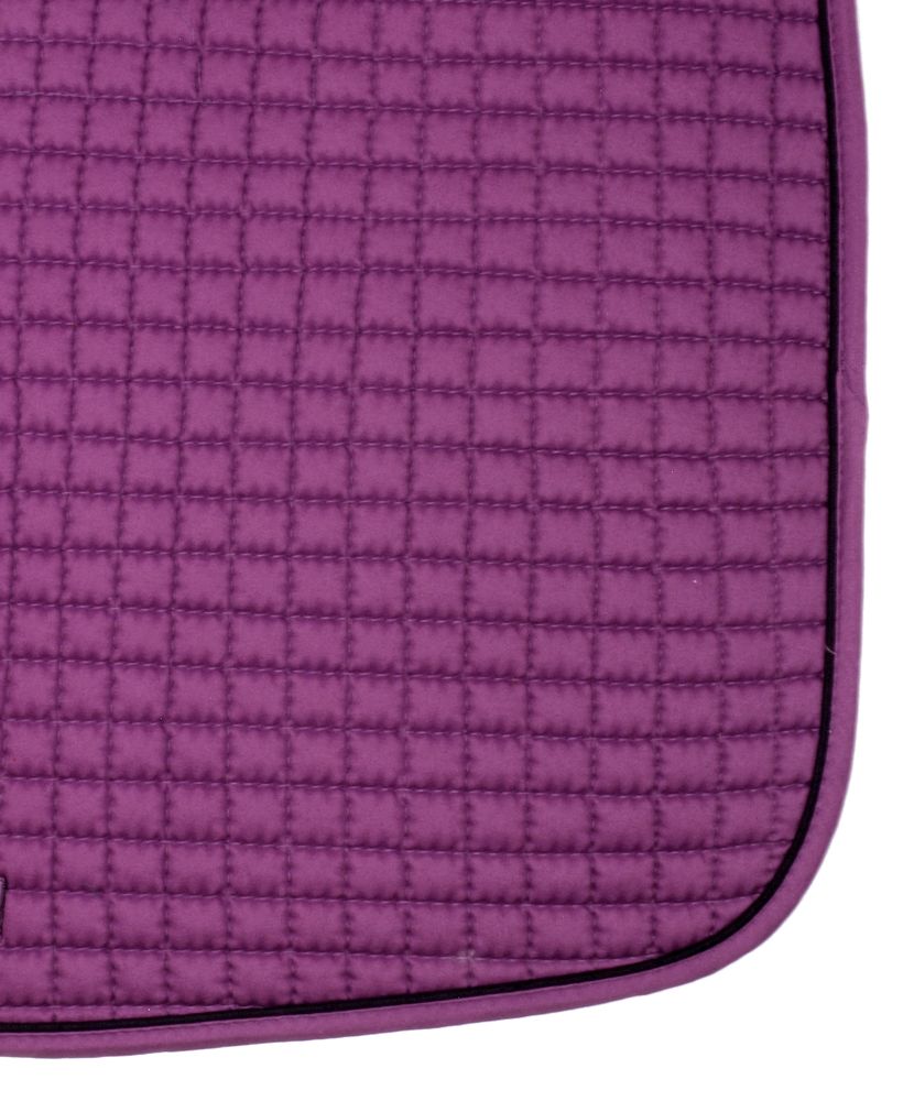 PRI Cotton Quilted Dressage Square Pad - Assorted Colors