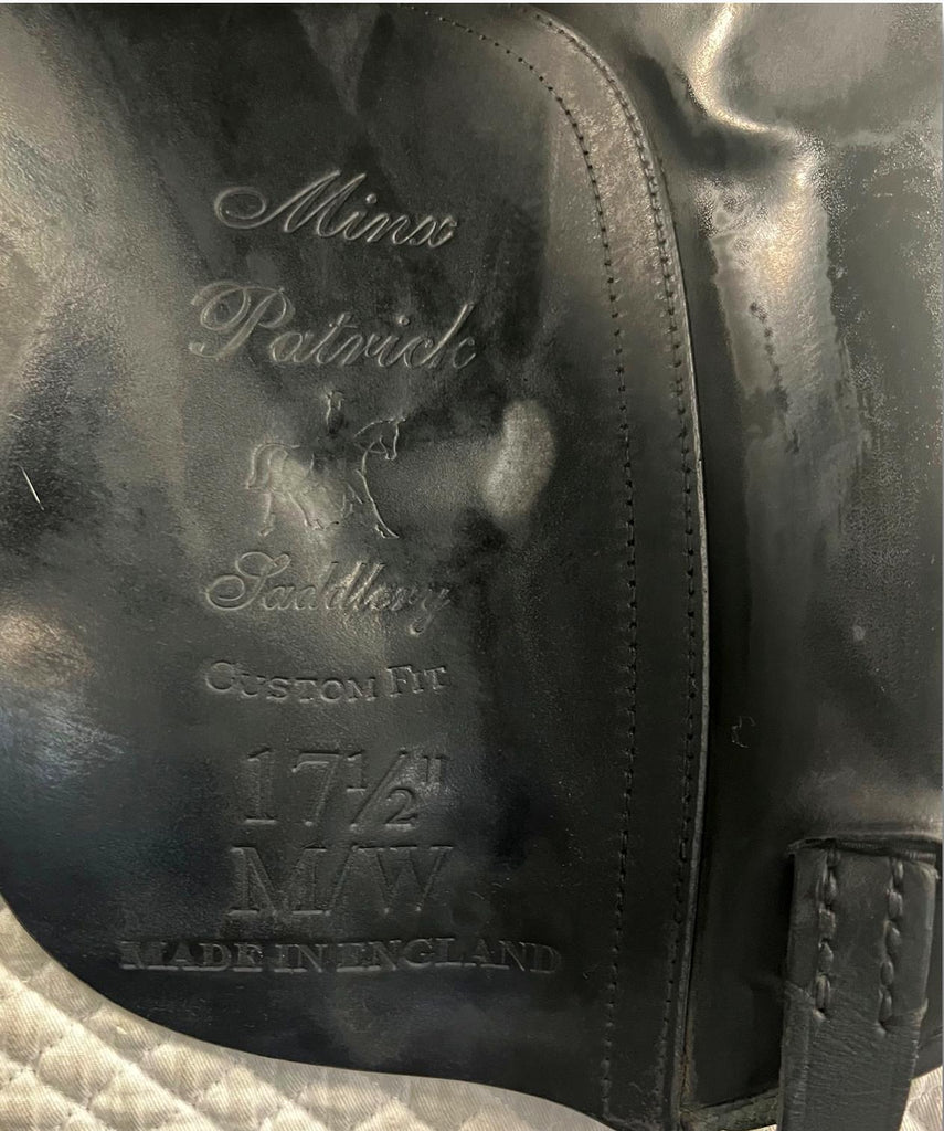 Used Patrick Saddlery Minx 17.5" Dressage Saddle