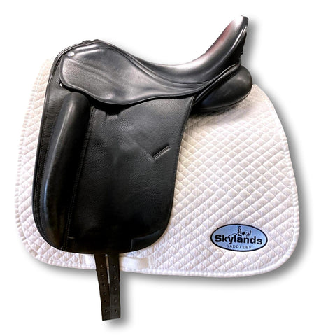 Used Devoucoux Makila Harmonie 18" Monoflap Dressage Saddle