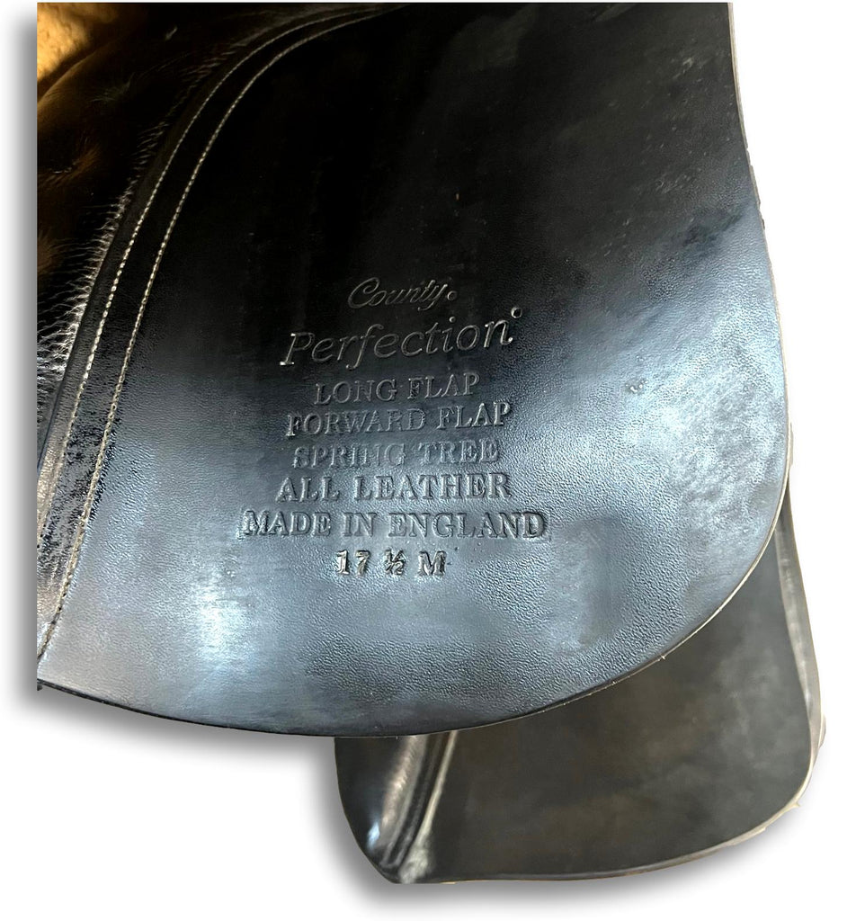HOLD: Used County Perfection 17.5" Dressage Saddle