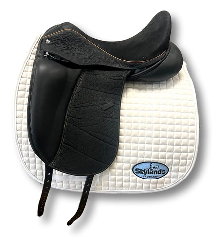 Used Custom Icon Star 18" Monoflap Dressage Saddle