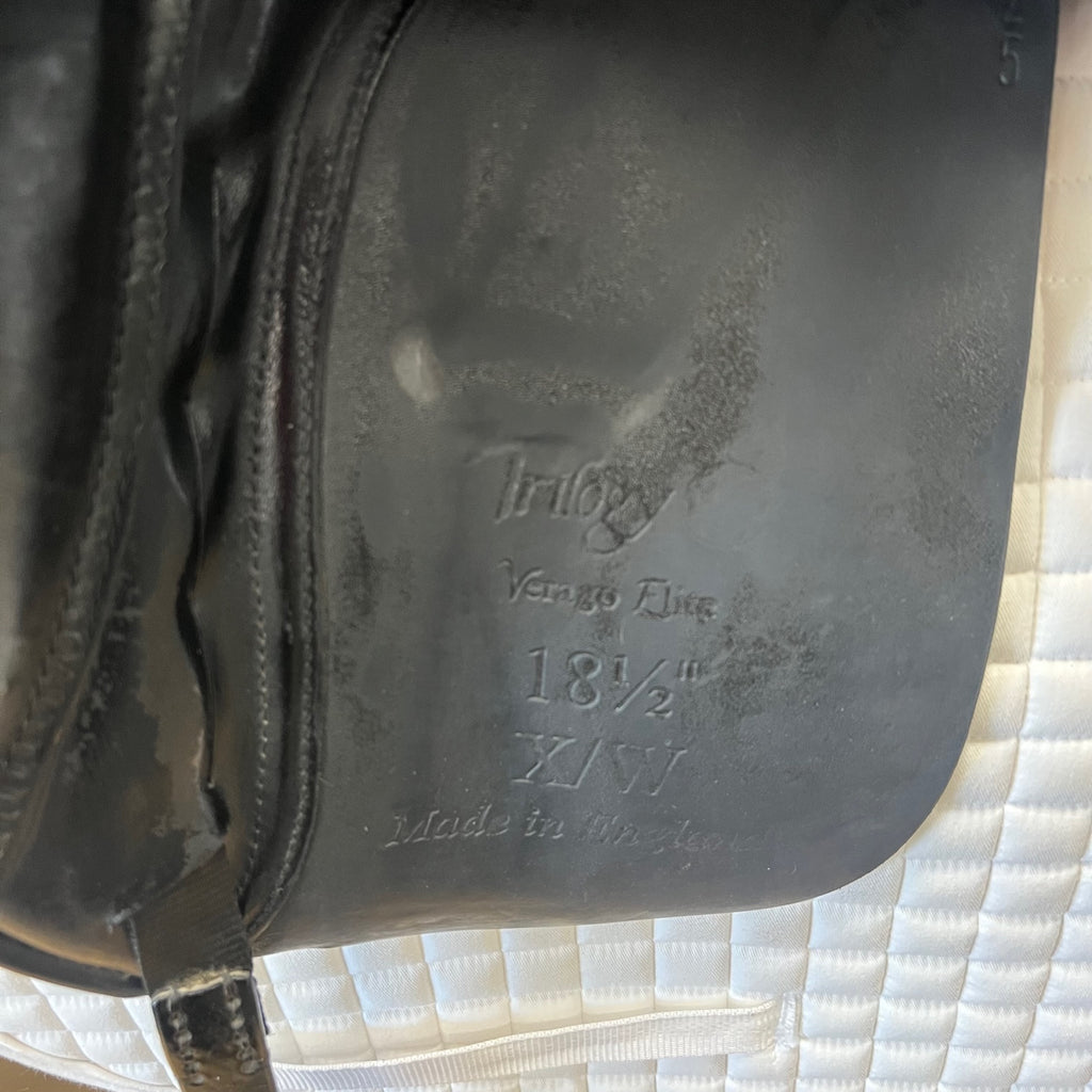 HOLD: Used Trilogy Verago Elite 18.5" Dressage Saddle