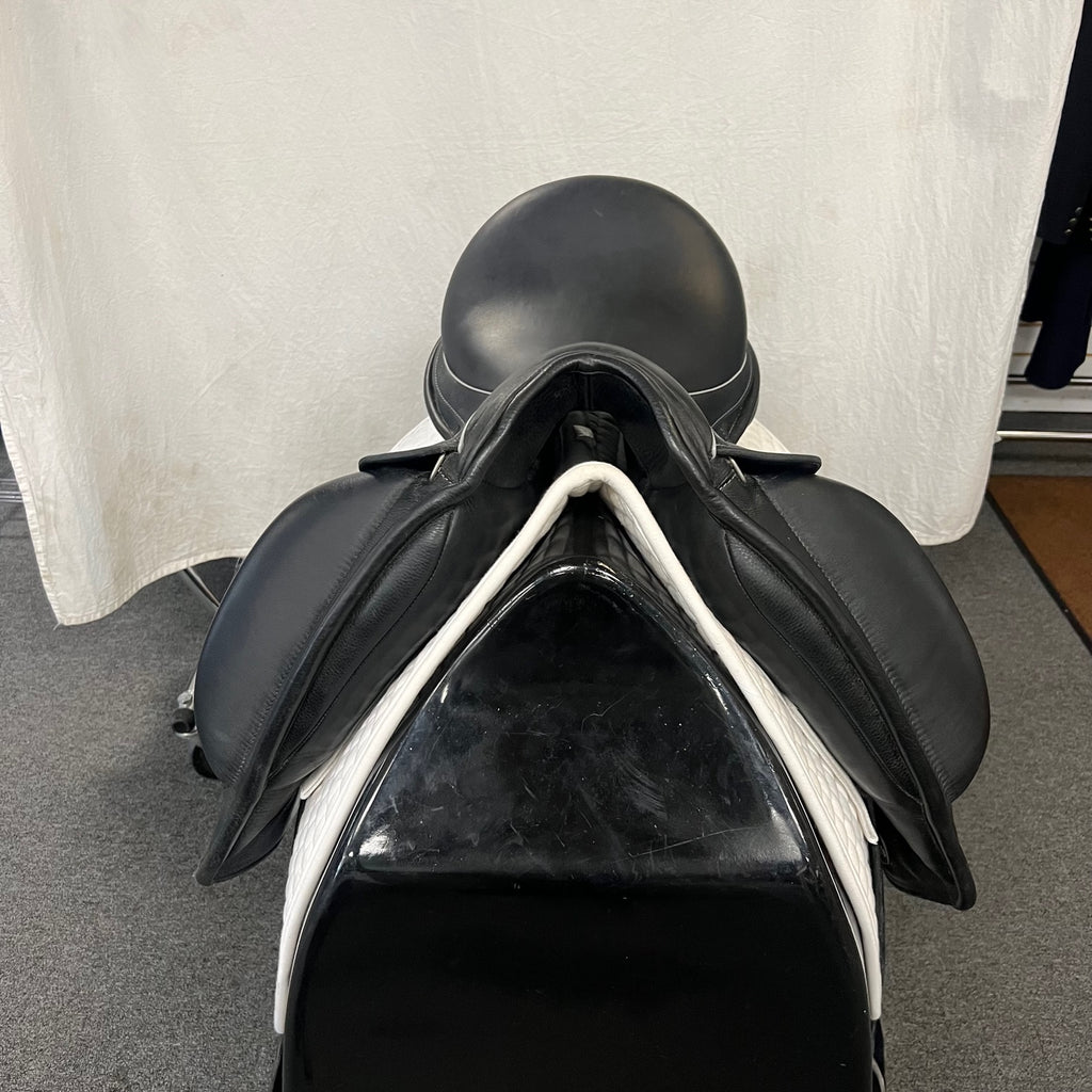 HOLD: Used Custom Icon Flight 17.5" Monoflap Dressage Saddle