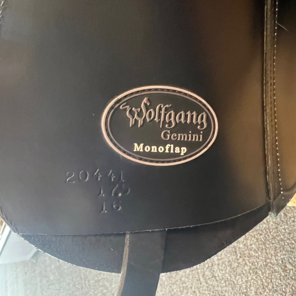 HOLD: Used Custom Wolfgang Gemini R 17.5" Dressage Saddle