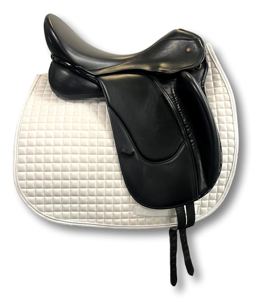 Used Fichtbauer 17.5" Monoflap Dressage Saddle