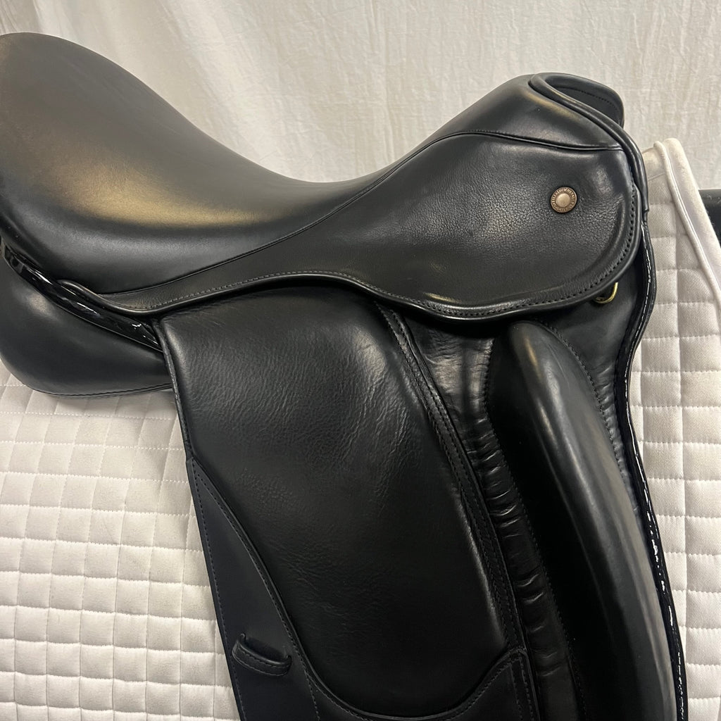 Used Fichtbauer 17.5" Monoflap Dressage Saddle