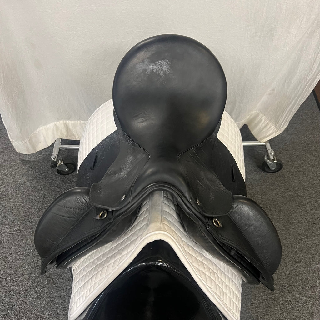 Used Custom Wolfgang Solo 17.5" Dressage Saddle