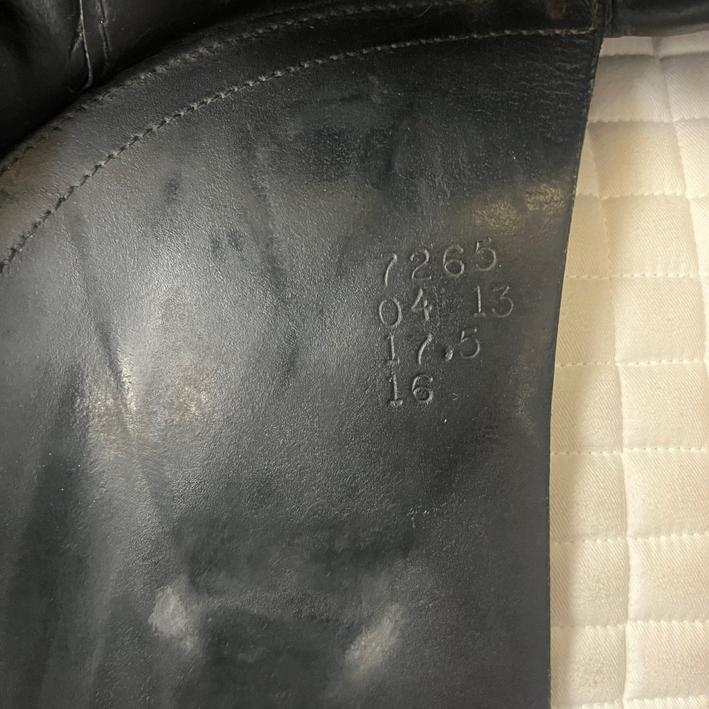 Used Custom Wolfgang Solo 17.5" Dressage Saddle