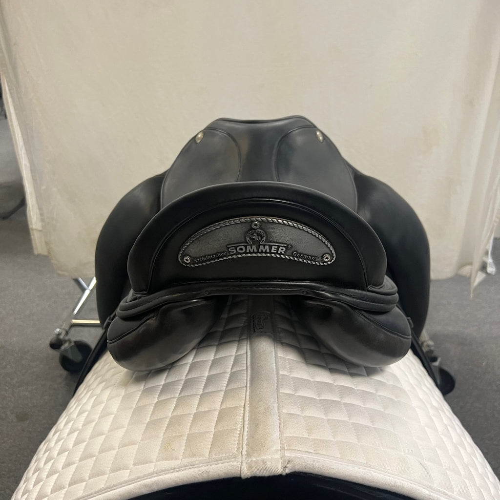 HOLD: Used Sommer S-Spezial 17.5" Monoflap Dressage Saddle