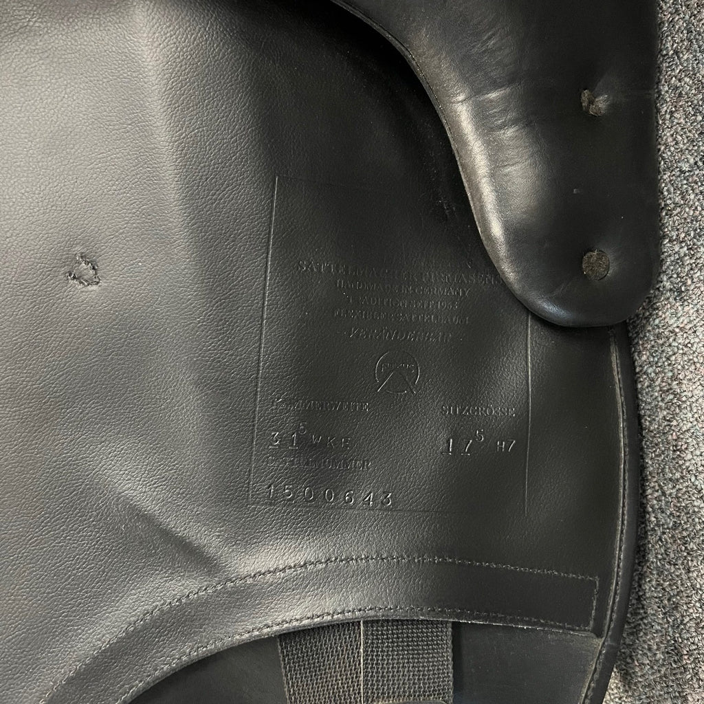 HOLD: Used Sommer S-Spezial 17.5" Monoflap Dressage Saddle