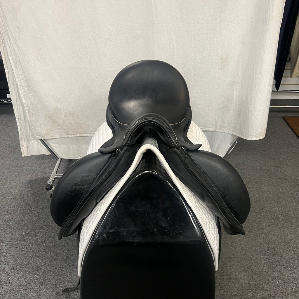 Used Custom Icon Flight 18" Monoflap Dressage Saddle