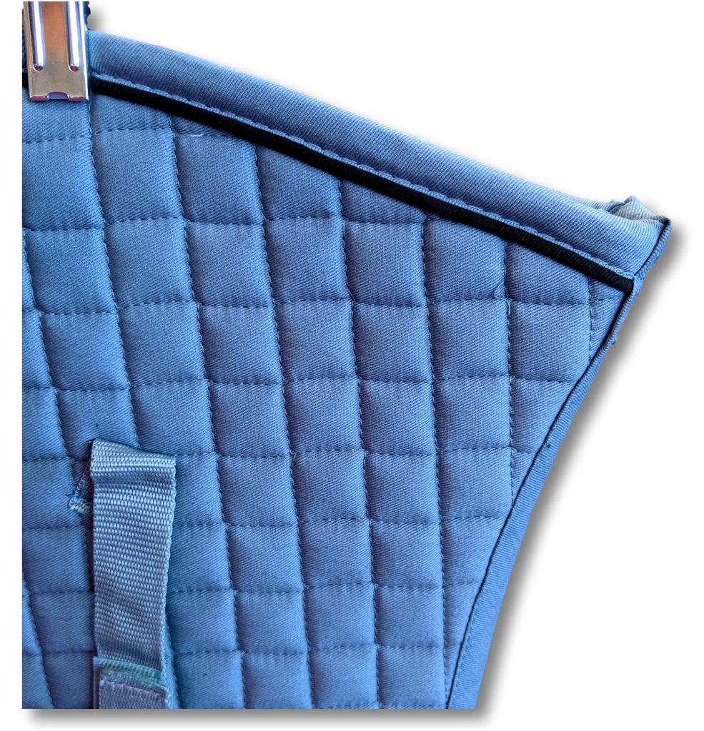 PRI Cotton Quilted Dressage Square Pad - Assorted Colors